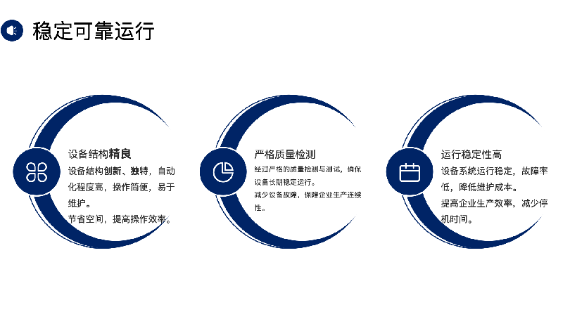 稳定可靠运行